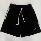 24/25 New NK Black Cotton zipper shorts(M11、口带拉链、全棉)
