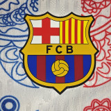 25 /26 BAR White Special Edition Player Version Soccer Jersey(黑色spotify)