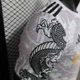 24/25 RMA White Black Dragon Special Edition Player Version Soccer Jersey