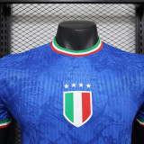 24/25 Italy  Blue Special Edition  Player Version Soccer Jersey