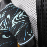 24/25 Argentina Black Water Pattern  Player Version Soccer Jersey
