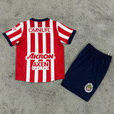 24/25 Chivas Home Kids Soccer Jersey
