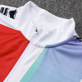 24/25 ARS Red & Blue Jigsaw puzzle Kids Half Pull Tracksuit  (童装、半拉链)