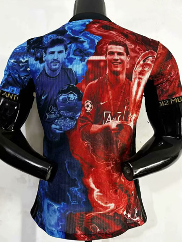 25/26  Man Utd 2008 C Ronaldo VS Messi Commemorative Edition Player Version Soccer Jersey