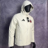 24/25 Bayern White Assault  Hooded Windbreaker (Y18连帽冲锋衣）