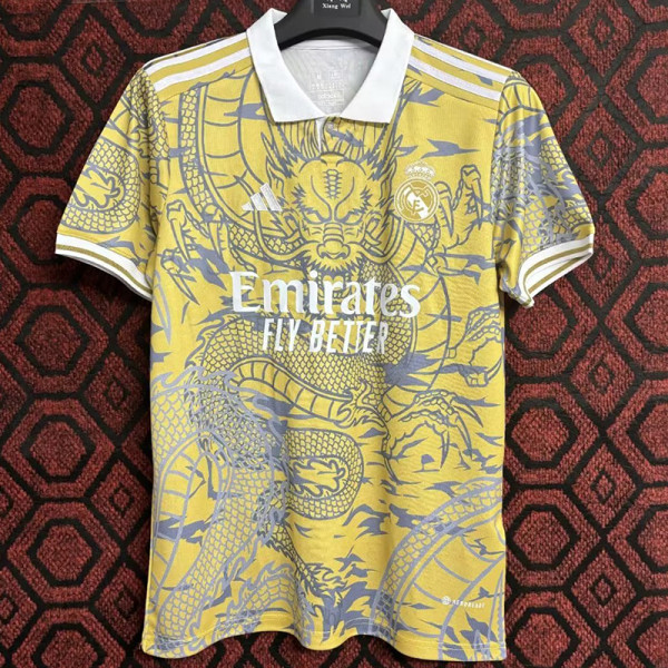 24/25 RMA Mud Yellow Dragon Pattern EditionTraining Shirts(泥黄龙纹版)