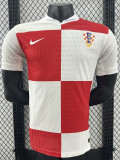 2024 Croatia Home  Player Version Soccer Jersey