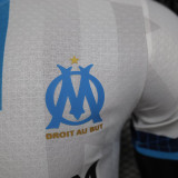 24/25 Marseille  White Design Version  Player Version Soccer Jersey （设计版）
