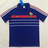 1984/1986 France Home Retro Soccer Jersey