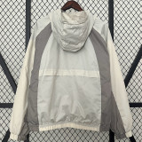 2024 New Jordon White Windbreaker(连帽）