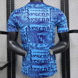 24/25 ARS Blue Pattern  Player Version Soccer Jersey