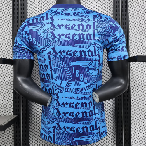 24/25 ARS Blue Pattern  Player Version Soccer Jersey
