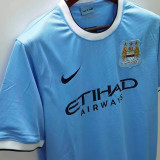 2013/2014 Man City Home Retro Soccer Jersey