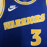 22/23 WARRIORS POOLE #3 Blue Top Quality Hot Pressing NBA Jersey (Retro Logo)