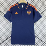 24/25  Man Utd Sapphire Blue Polo Shirt