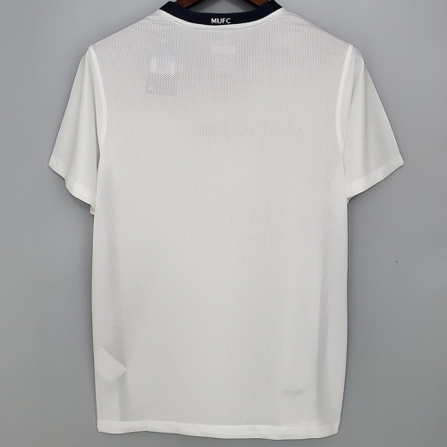 2008/2009 Man Utd Away White Retro Soccer Jersey