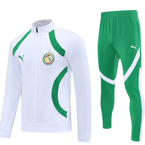 25/26 Senegal White Jacket Tracksuit