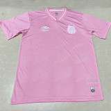 24/25 Santos FC  Pink October Fans Soccer Jersey