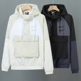 2025 New NK Dard Grey  Hooded Windbreaker