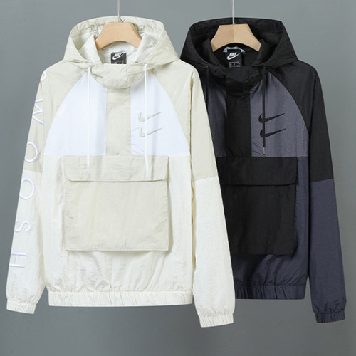 2025 New NK Apricot  Hooded Windbreaker