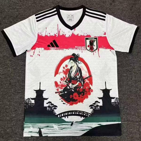 25/26 Japan Ghost Warrior White Fans Soccer Jersey