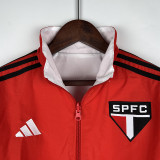 23/24 Sao Paulo Red & White Double Sided Windbreaker (双面风衣)