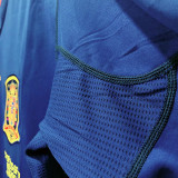 2010 Spain Away Royal Blue Retro Soccer Jersey(带胸前决赛字)