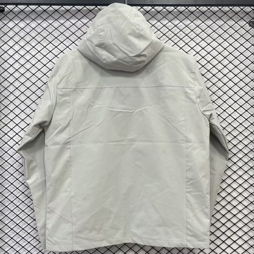 24/25 F703 Disant White Single Layer Windbreaker(连帽冲锋衣）
