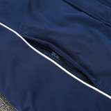 24/25 G229 Royal Blue Hooded Cotton Coat