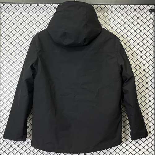 24/25 A802 Disant Black Thickened Assault  Hooded Windbreaker (加厚冲锋衣）