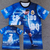 25/26 RMA C-Ro Anniversary Edition Blue Fans Soccer Jersey#带7号