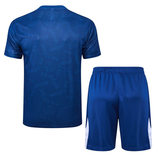25/26 PSG Royal Blue Training Short Suit #D1311