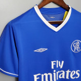 2003/2005 CHE Blue Retro Soccer Jersey
