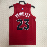 22/23 Raptors VANVLEET #23 Red Top Quality Hot Pressing NBA Jersey