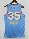 24/25 ALL-STAR DURANT #35 Light  Blue Top Quality Hot Pressing NBA Jersey