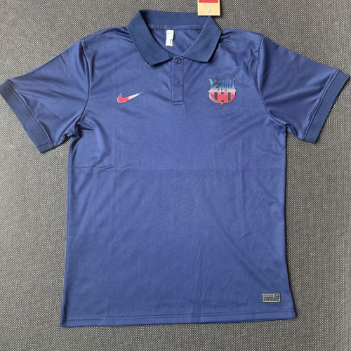 21/23 BAR Royal Blue Classic Polo Short Sleeve (粉红标)