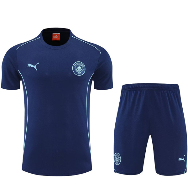 25/26 Man City Royal Blue Training Short Suit