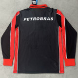 1996/1997 Flamengo Black Long Sleeve Retro Soccer Jersey
