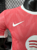 25 /26 BAR Pink Special Edition Player Version Soccer Jersey(白色大胸花）