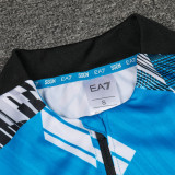 24/25 Napoli Sky Blue Half Pull Tracksuit  (半拉链)
