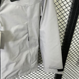 24/25 A801 NK White Thickened Assault  Hooded Windbreaker (加厚冲锋衣）