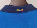 2000 Italy Home Blue Retro Soccer Jersey