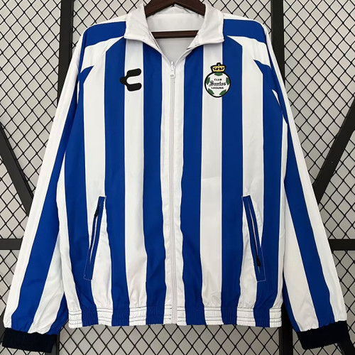 2023 Santos Laguna White & Blue Double Sided Windbreaker (双面风衣)