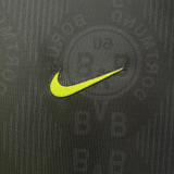 1996/1997 Dortmund Away Black Retro Soccer Jersey