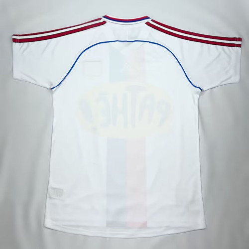 2000/2001 Lyon Home White Retro Soccer Jersey