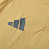 25/26  Argentina Mud Yellow Polo Collar Pants Set