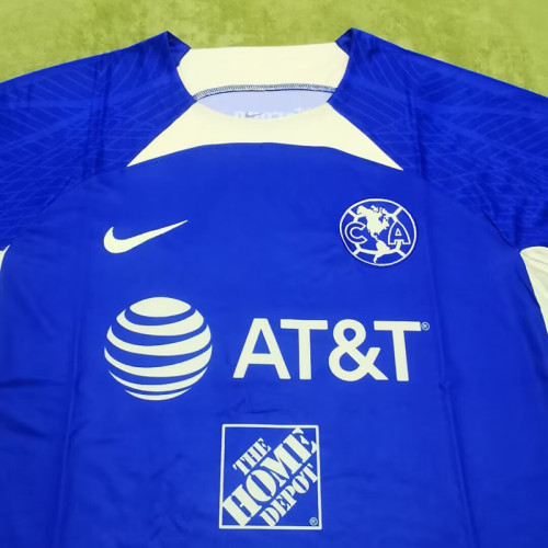 20/21 Club America Blue Fans Soccer Jersey