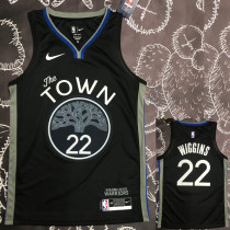 2020 Warriors WIGGINS #22 Black Grey Top Quality Hot Pressing NBA Jersey 2020 Warriors WIGGINS #22 Black Grey Top Quality Hot Pressing NBA Jersey
