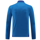 24/25 AD  Blue Color Half Zipper Sportswear # 801蓝彩(半拉链)