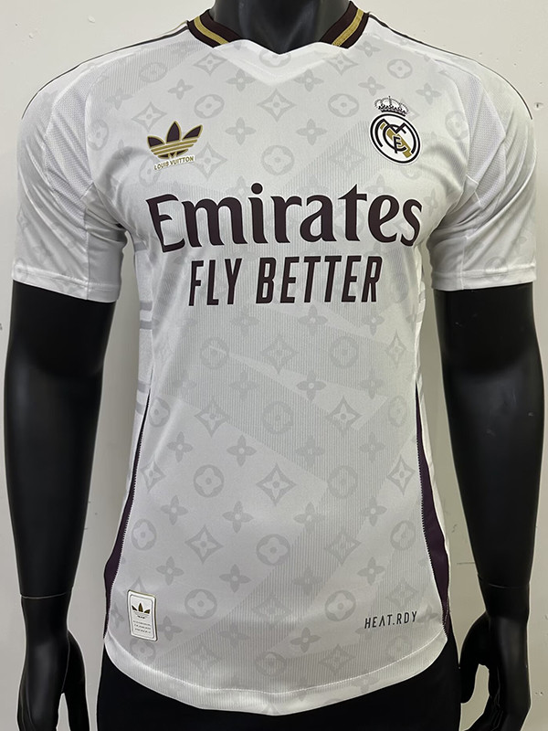 24/25 RMA  White Joint Edition Player Version Soccer Jersey
